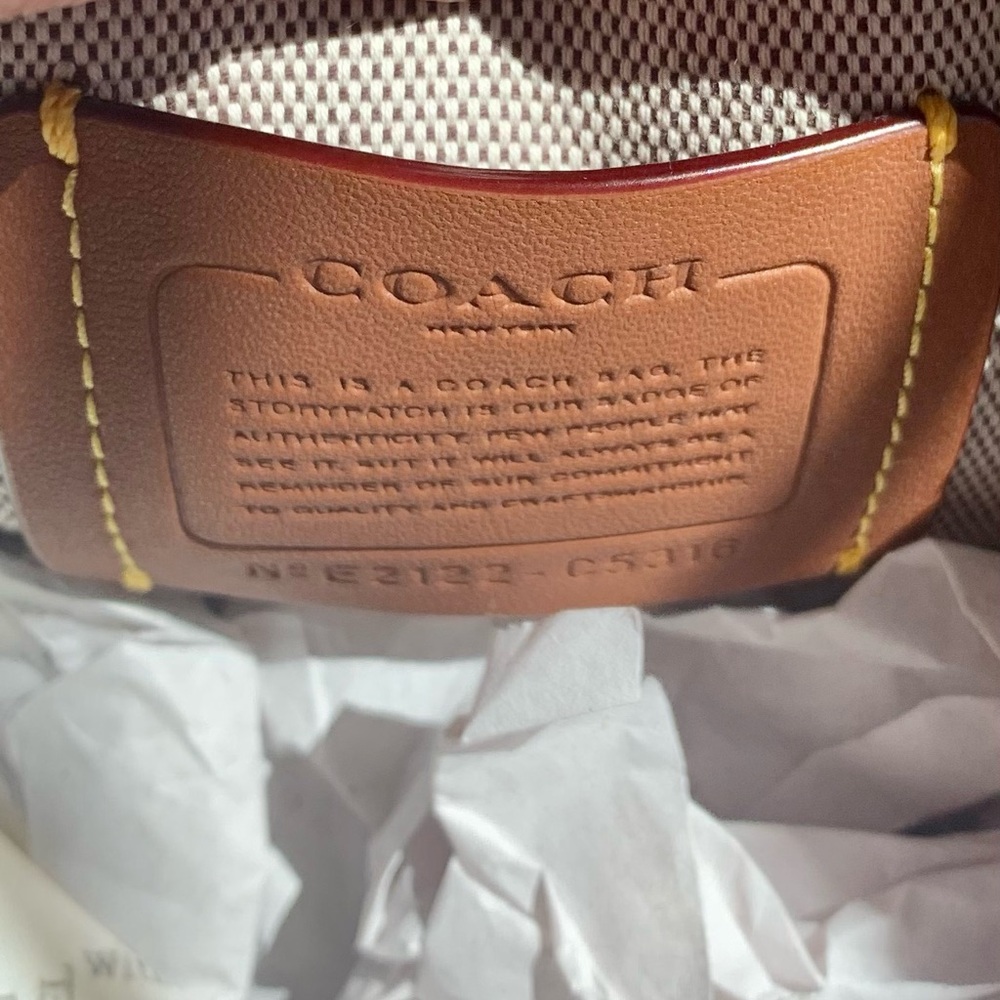 Coach Tate Carryall 29 Satchel Oxblood Multi Pewter - Picture 16 of 17